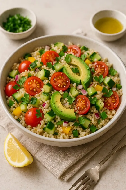 Erfrischender Quinoa-Salat für den Sommer