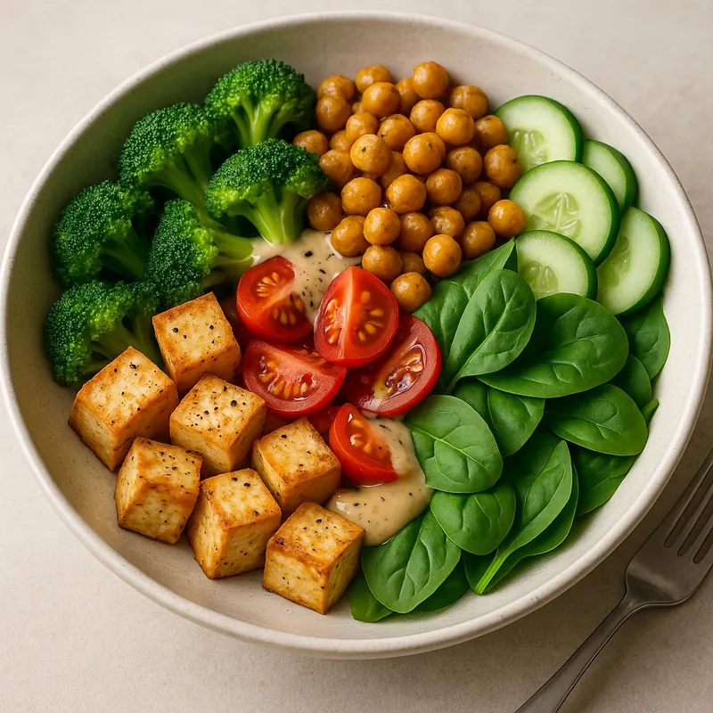 Vegan High Protein Low Carb Buddha Bowl – Gesund und Lecker!