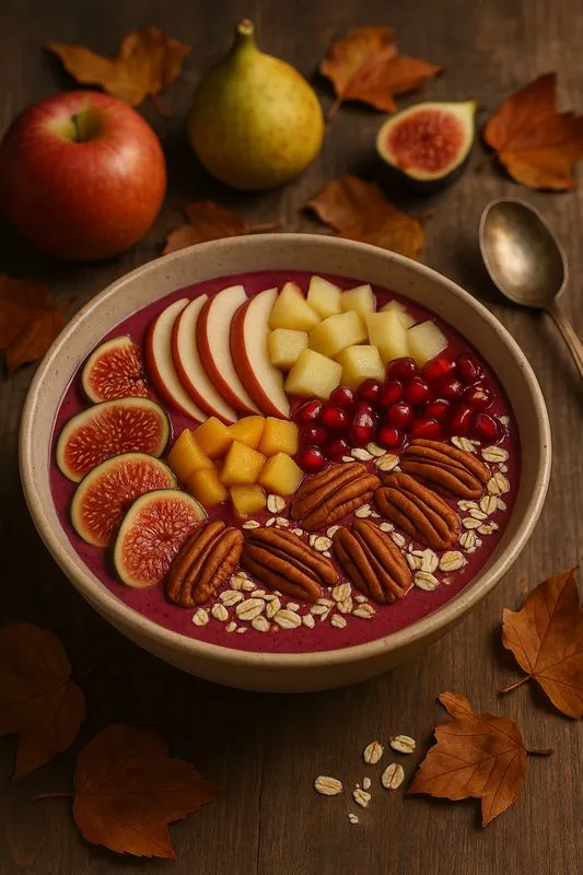 Saisonale Smoothie Bowl mit Herbstfrüchten: Gesund und Lecker!