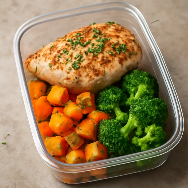 Sous Vide Paleo Hähnchen mit Gemüse: Perfekte Meal Prep zum Mitnehmen