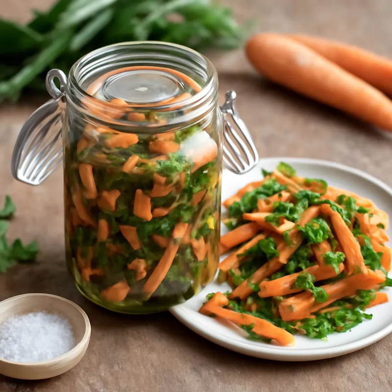 Fermentierte Wildkräuter-Karotten-Snacks: Dein gesunder und leckerer Geheimtipp