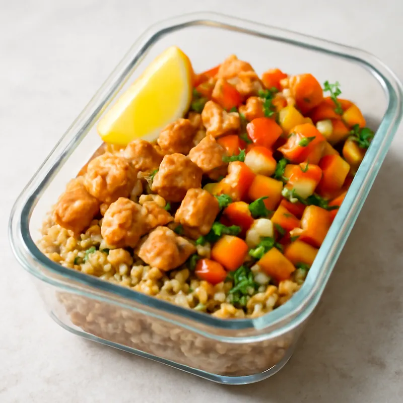 Proteinreiche Quinoa-Gemüse-Bowl für dein perfektes Meal Prep