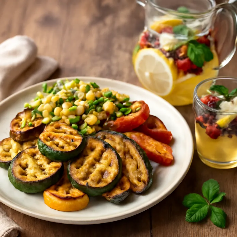 Sommerliche Grillmarinade mit Avocado-Mango-Salsa und erfrischender Sommerbowle
