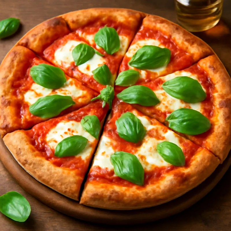 Selbstgemachte Pizza Margherita anpassen mit AI Copilot – Wochenfood.de