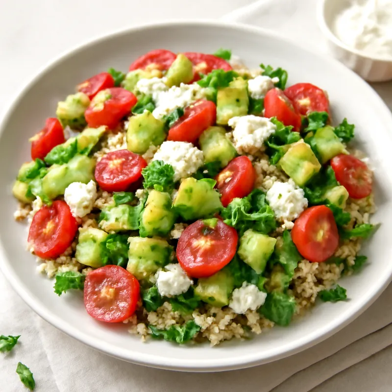Frischer Cinoa-Avocado-Salat für deine smarte Küche
