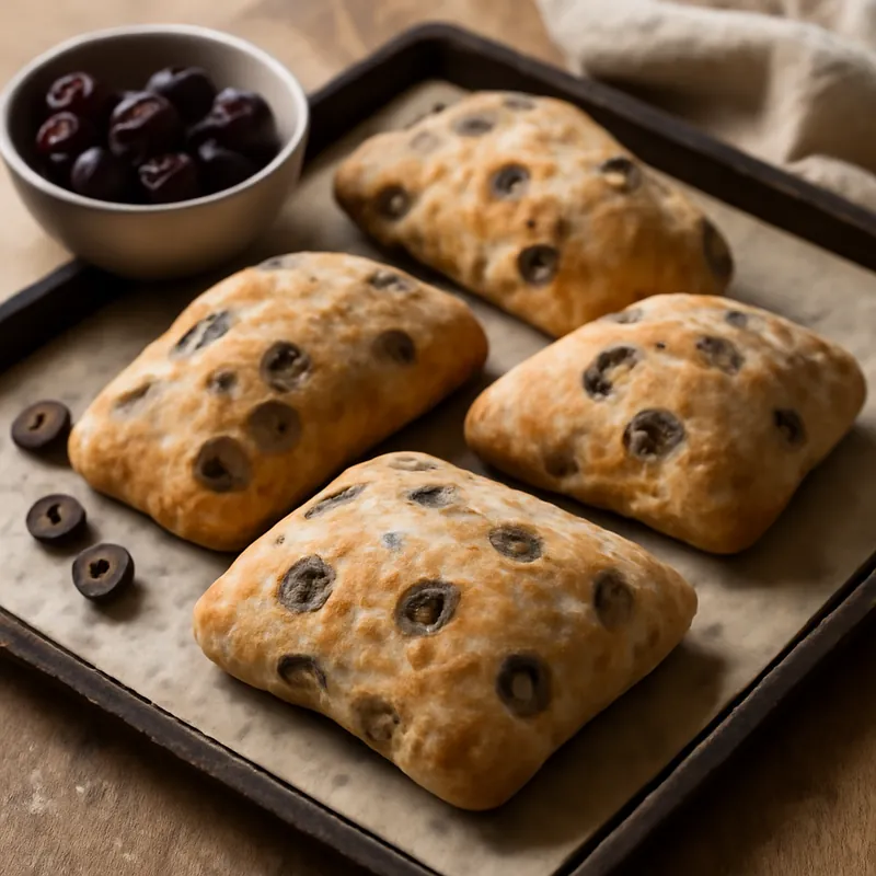 Leckere Oliven-Ciabatta mit KI Unterstützung